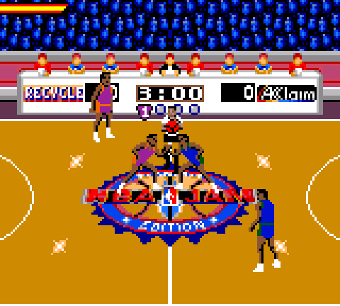 NBA Jam Tournament Edition - Game Gear game screenshot (1995) by Acclaim